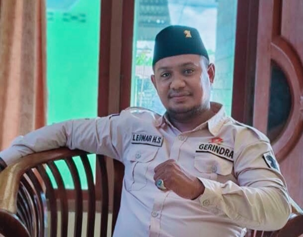 Ket: Leonar Hana Salaudin, Sekretaris DPC Partai Gerindra Halmahera Selatan.