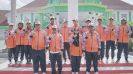Ket: Pemerintah Kabupaten Halmahera Selatan secara resmi melepas kontingen pelajar yang akan berlaga pada Pekan Olahraga Pelajar Daerah (POPDA).