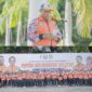 Ket: Kepala Dinas Pemuda dan Olahraga Halmahera Selatan, Noce Totononu, dan Rombongan Kontingen Popda XII Kab.Halmahera Selatan.