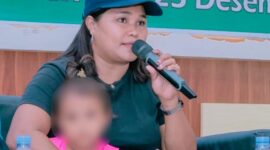 Ket: Kuasa hukum korban, Yulia Pihang, S.H.,