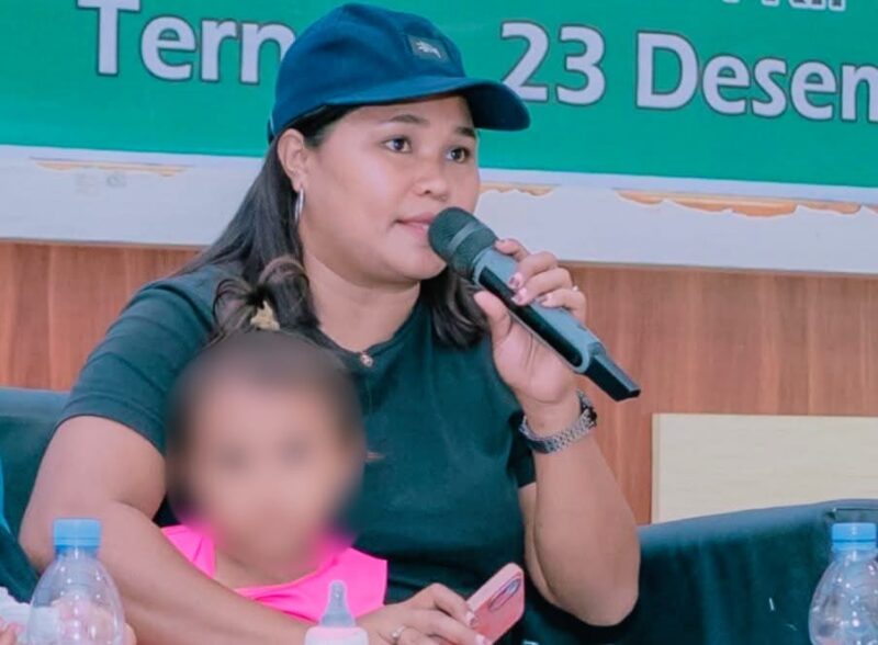 Ket: Kuasa hukum korban, Yulia Pihang, S.H.,