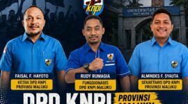 Ket: Dewan Pengurus Daerah (DPD) Komite Nasional Pemuda Indonesia (KNPI) Provinsi Maluku. 