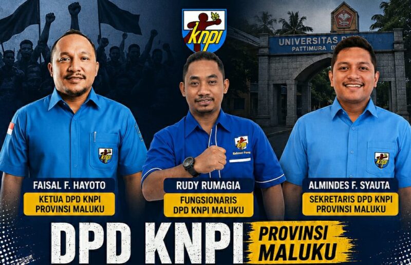 Ket: Dewan Pengurus Daerah (DPD) Komite Nasional Pemuda Indonesia (KNPI) Provinsi Maluku.