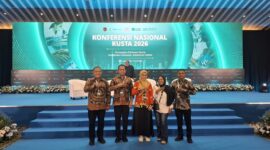 Ket: Kepala Dinas Kesehatan (Kadinkes) Halmahera Selatan, Asia Hasyim, dalam Konferensi Nasional Kusta 2026 yang berlangsung di Jakarta pada 8–10 Juli 2026.