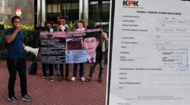Ket: Laporan Dugaan Korupsi Proyek Jembatan Rp3,3 Miliar Resmi Masuk KPK, FORMAHSEL Minta Diusut Tuntas