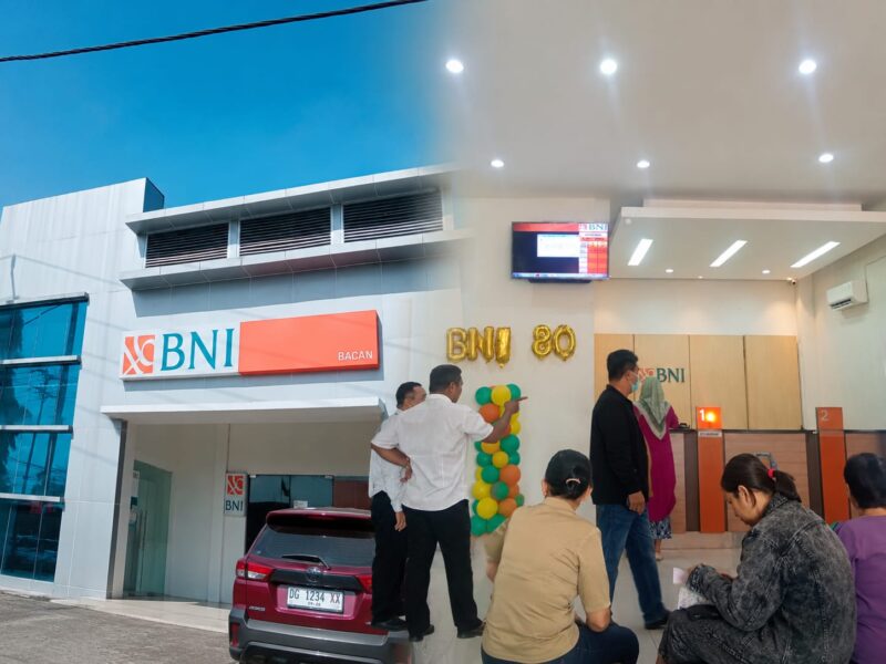 Ket: Nasabah dan BNI KCP Labuha