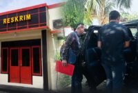 Ket:fota Usai diperiksa Kepala BNI KCP Labuha.