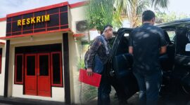 Ket:fota Usai diperiksa Kepala BNI KCP Labuha.