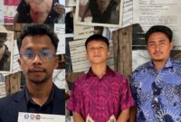 Ket: Tim kuasa hukum yang terdiri dari Yan Edoard Rumapar, S.H., Ackselnalso G. Takaliuang, S.H., dan Junio Jhonny Awuy, S.H.,