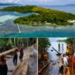 Ket: kawasan Pulau kusu Island Resort, Pulau Kusu, Kabupaten Halmahera Selatan,