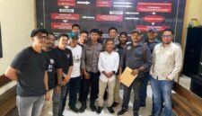 Ket: Persatuan Wartawan Indonesia (PWI) Kabupaten Halmahera Selatan secara resmi melaporkan Barbara cs, pengelola Kusu Island Resort, ke Polres Halmahera Selatan