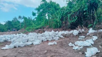 Ket:Lokasi Pengambilan tanah  Topsoil ilegal di Desa Hidayat Kecamatan Bacan.