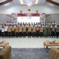 Ket: Bupati Halmahera Selatan (Halsel), Hasan Ali Bassam Kasuba, secara resmi membuka Pendidikan dan Pelatihan (Diklat) Pasukan Pengibar Bendera Pusaka (Paskibraka) tingkat Kabupaten Halmahera Selatan Tahun 2026, Senin (3/8/2026).